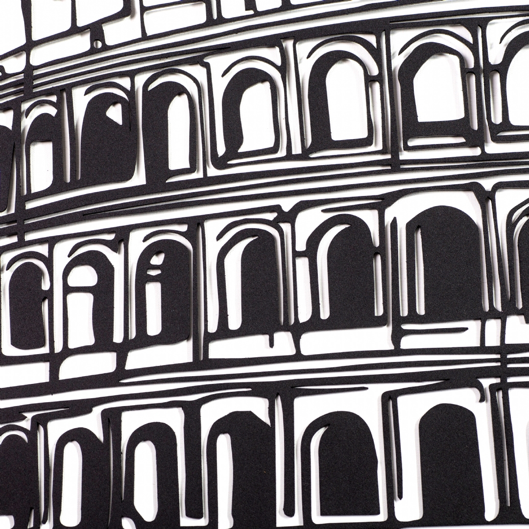 Colosseum Metal Duvar Tablosu