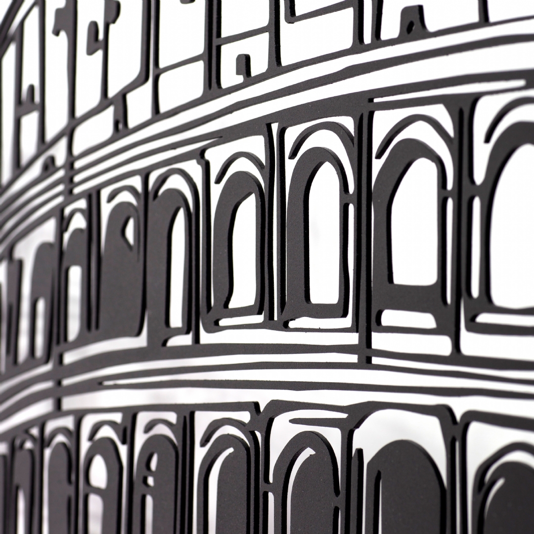 Colosseum Metal Duvar Tablosu