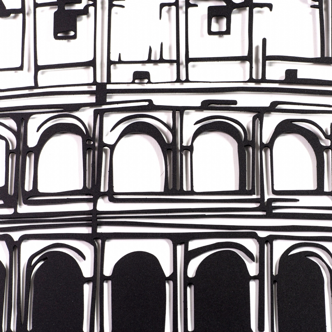 Colosseum Metal Duvar Tablosu